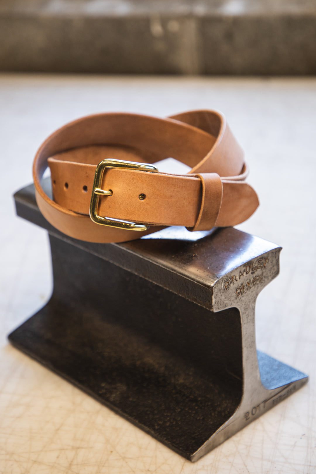 LIMITED RUN - Russet Horsehide Veg Tanned Belt No. 1509