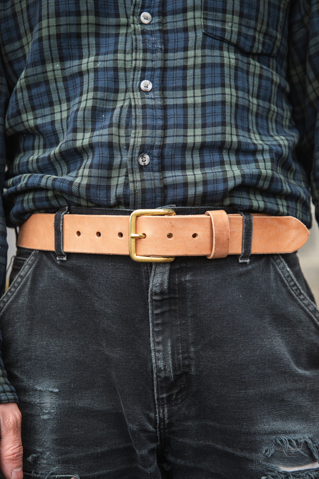 LIMITED RUN - Russet Horsehide Veg Tanned Belt No. 1509