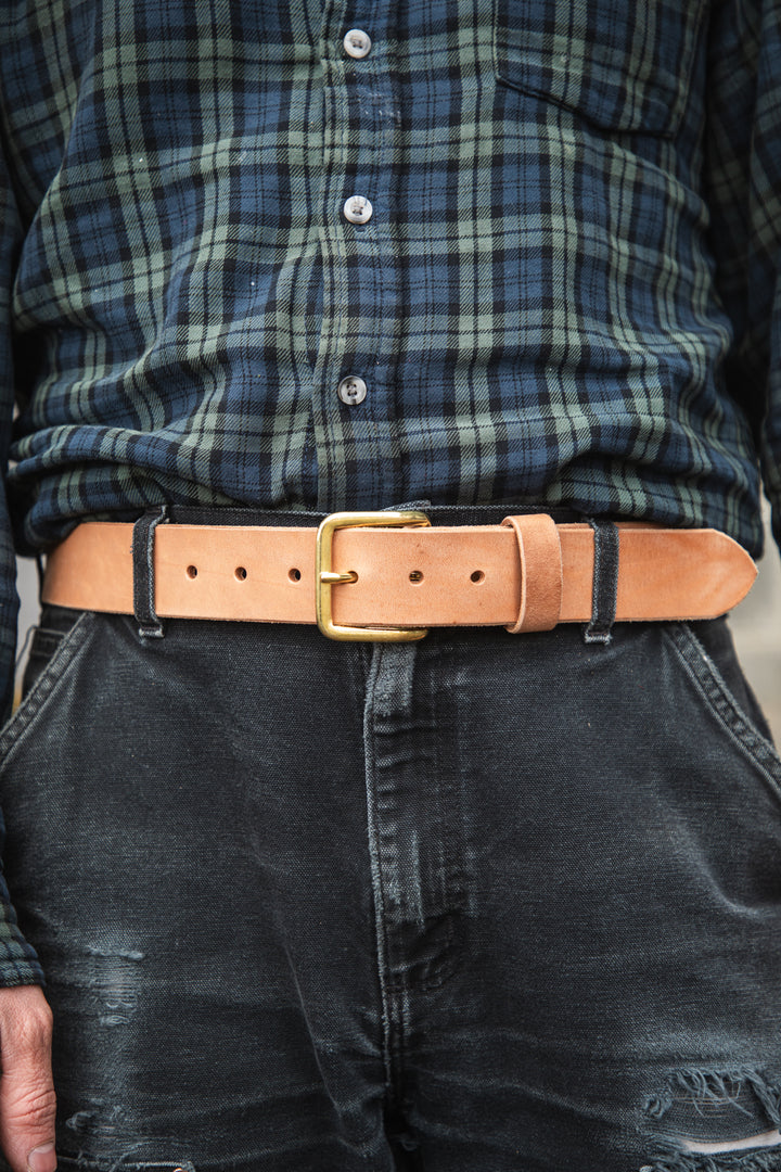 LIMITED RUN - Russet Horsehide Veg Tanned Belt No. 1509