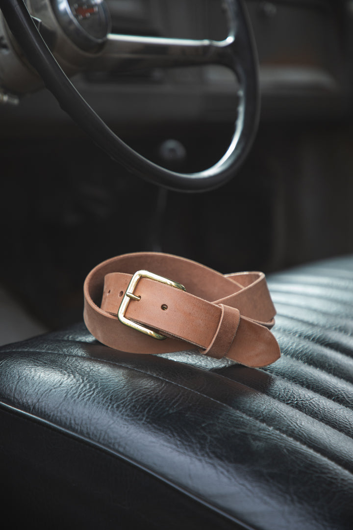 LIMITED RUN - Russet Horsehide Veg Tanned Belt No. 1509