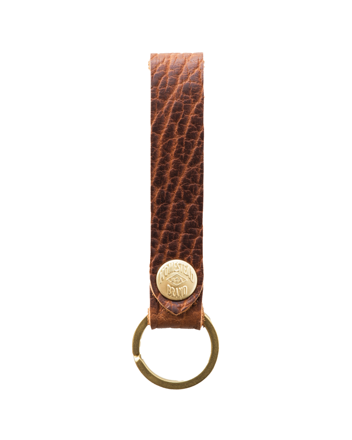 Bison Key Fob Front White Background
