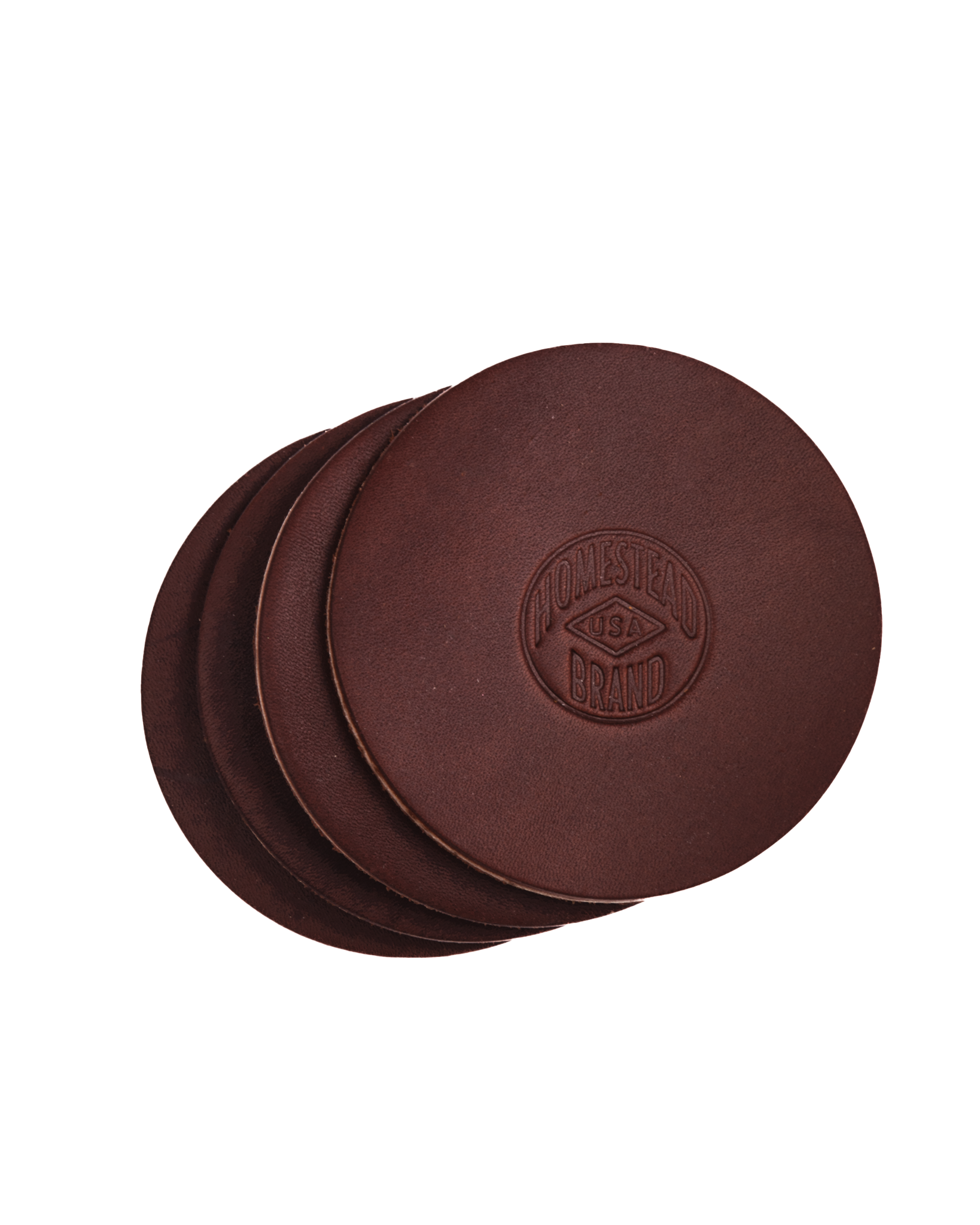 Leather Coasters - Set of 4 No. 1701 – Homestead Brand
