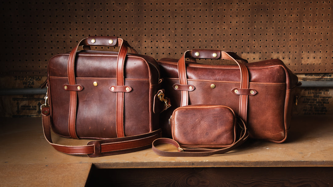 Classic Tote Bag in Brown Leather