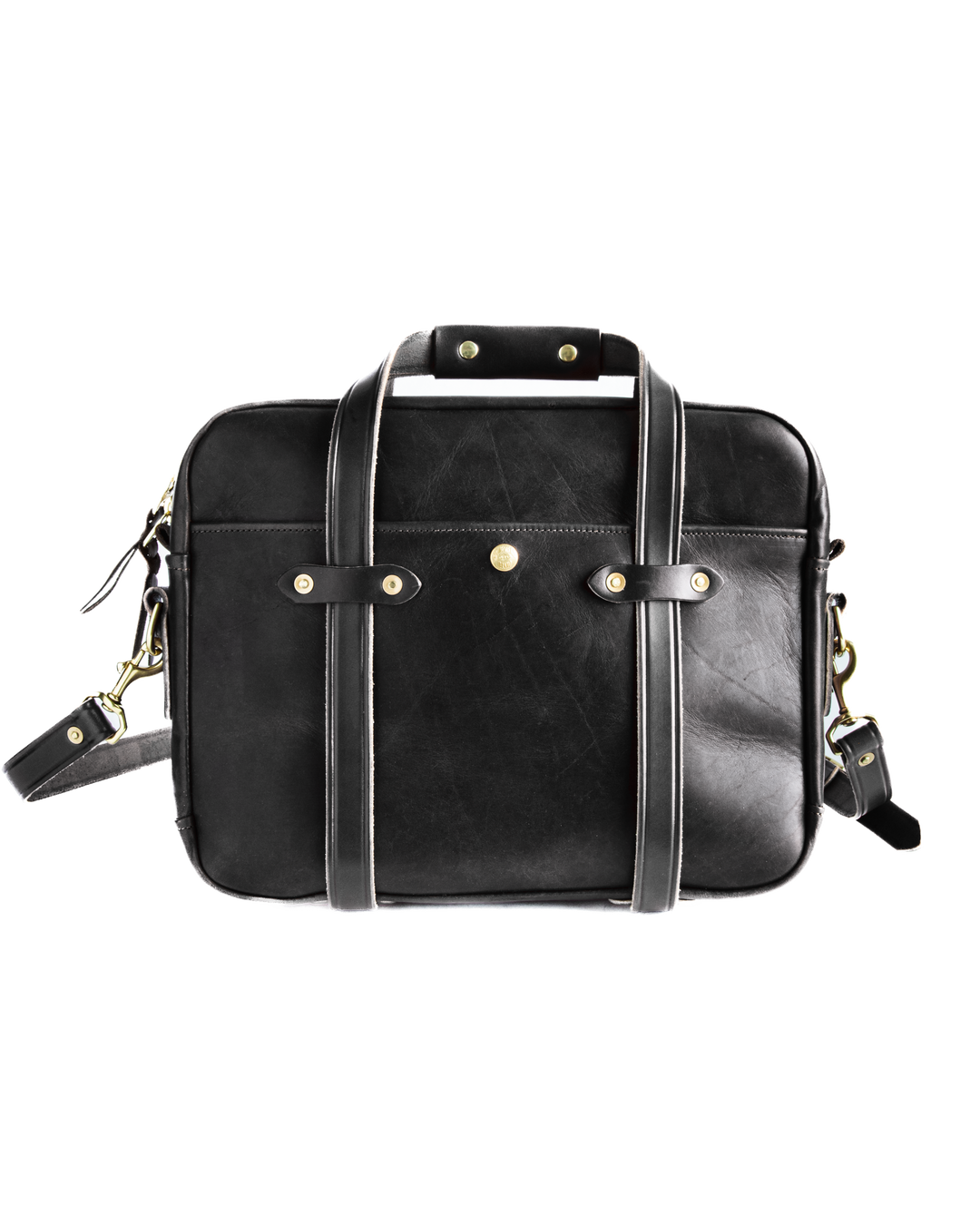 Briefcase Standard Black Back White Background #color_black