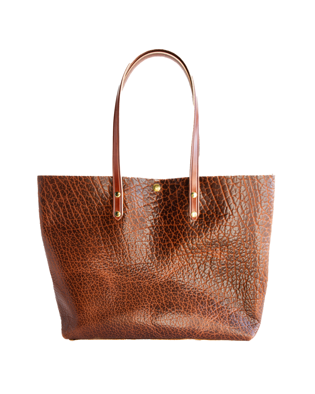Classic Tote Bison Back White background #color_brown