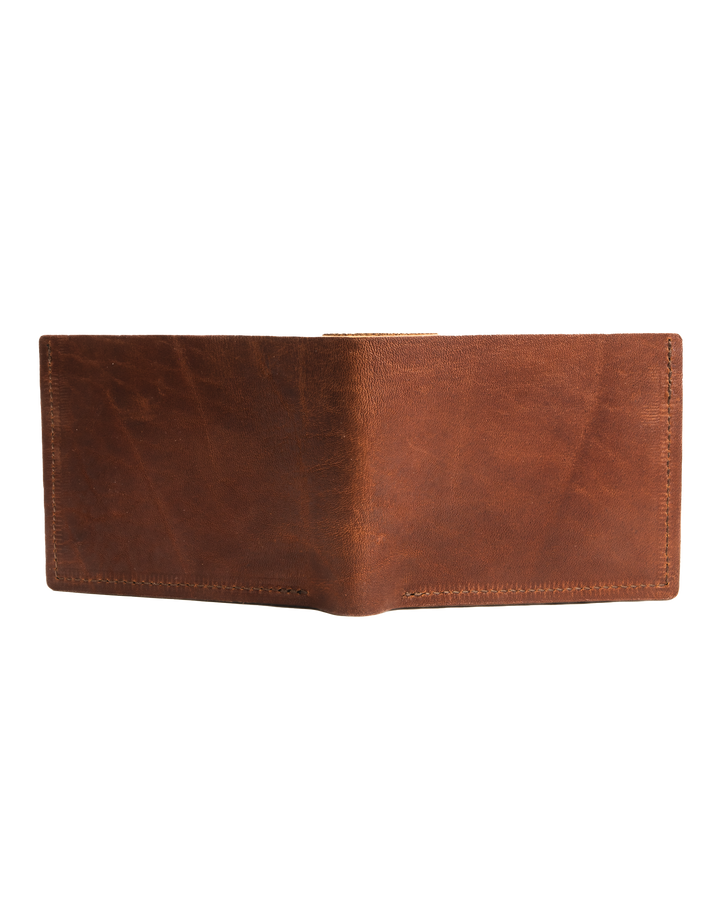 Essential 7 pocket bifold brown outside #_brown