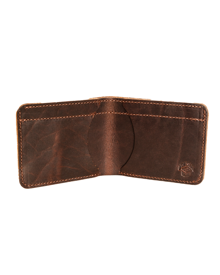 Essential bifold wallet white background inside #color_brown