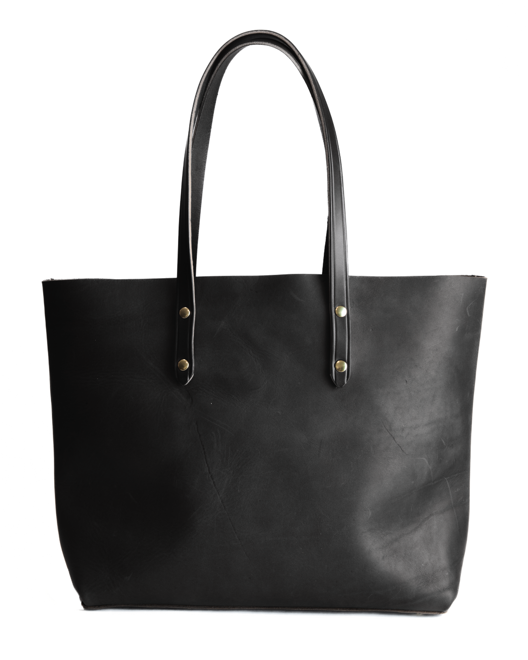 Black tote shop back