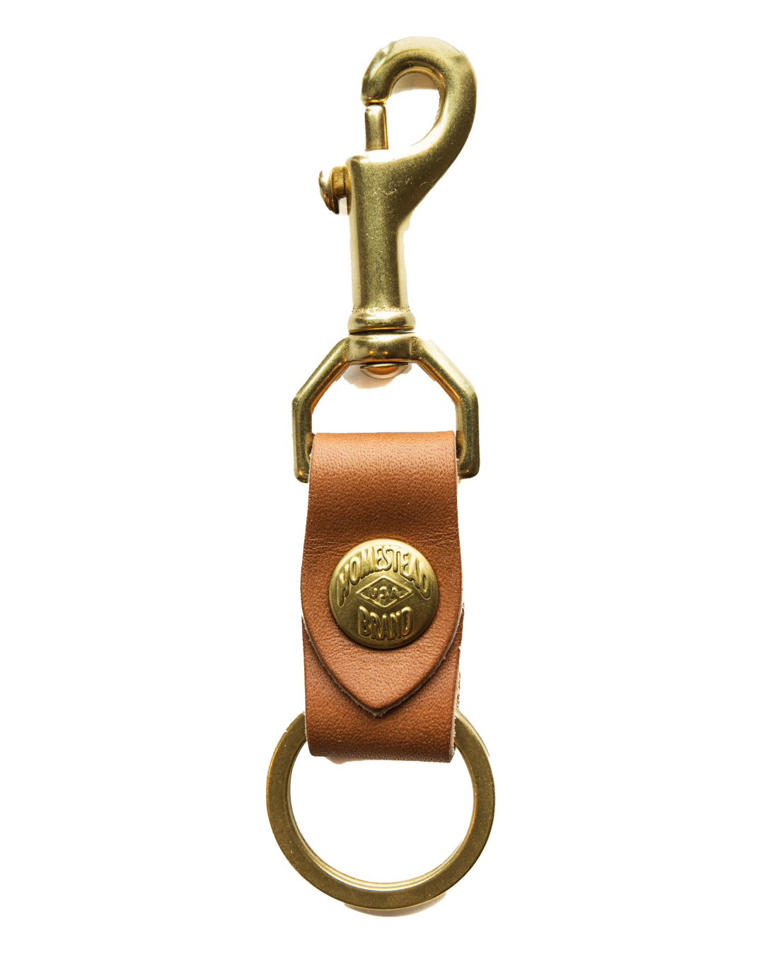 Utility Key Clip Bourbon front #color_bourbon