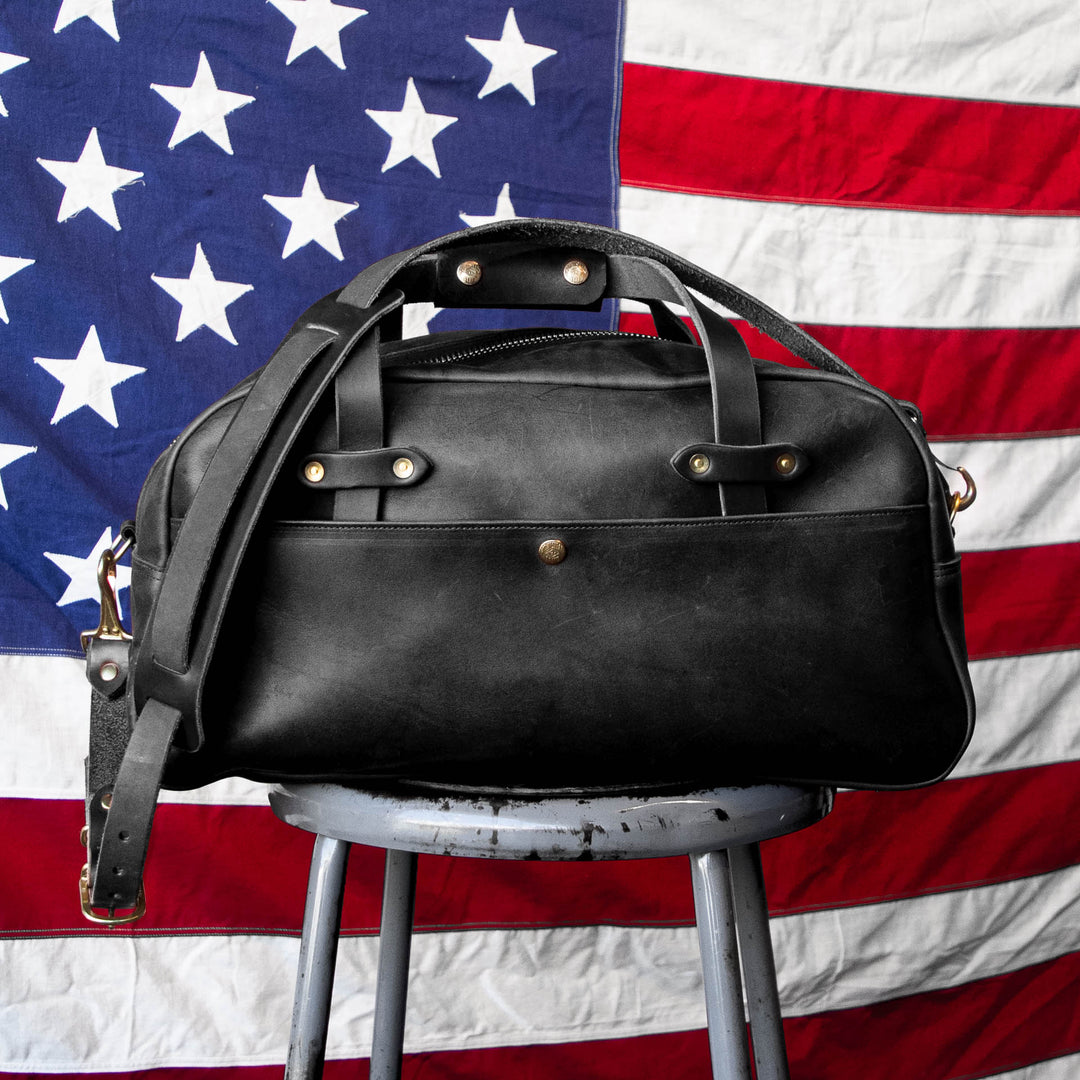 USA Made Black Duffle Bag 