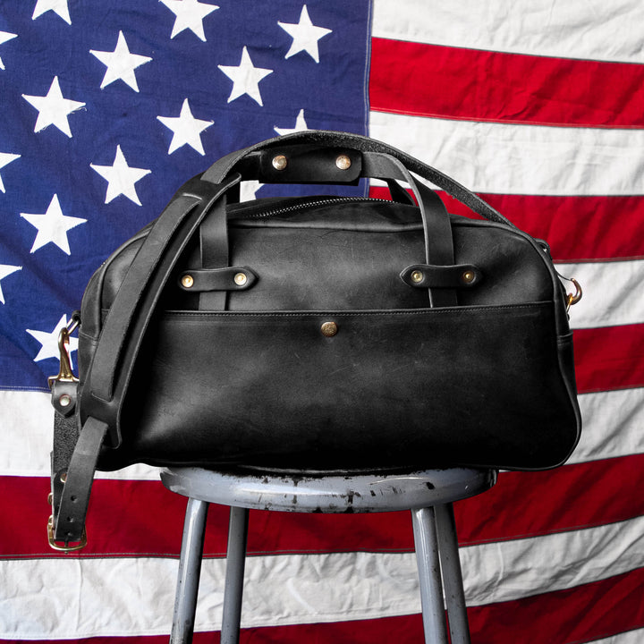 USA Made Black Duffle Bag 