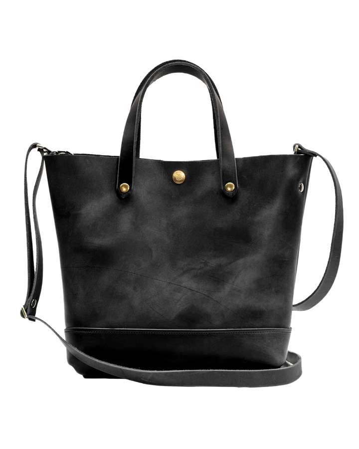 mini tote in black #color_black