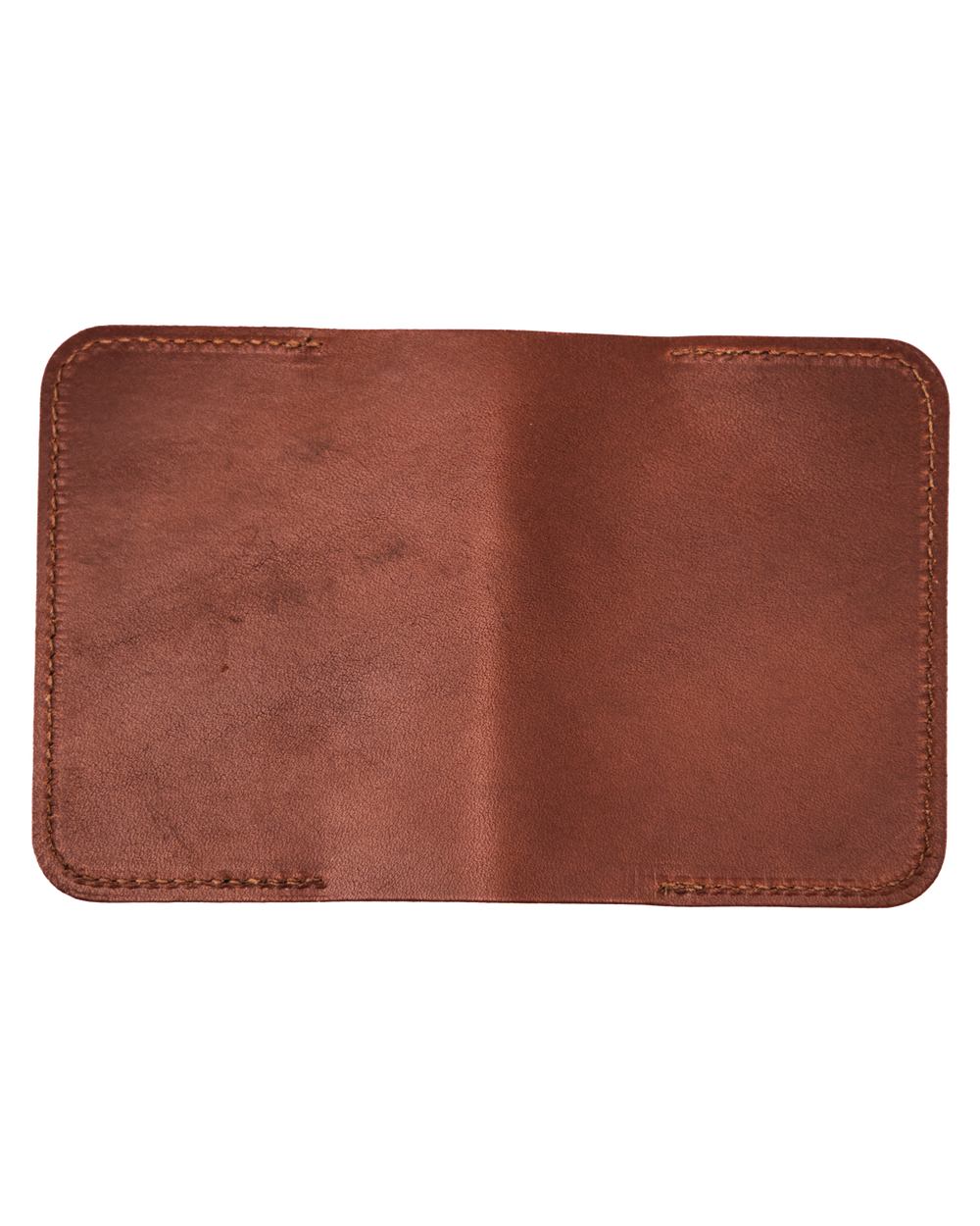 Brown leather wallet on a white background #color_brown
