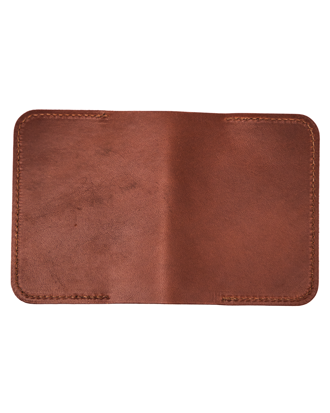 Brown leather wallet on a white background #color_brown