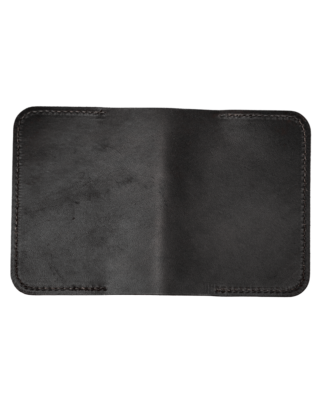Black leather wallet on a white background #color_black