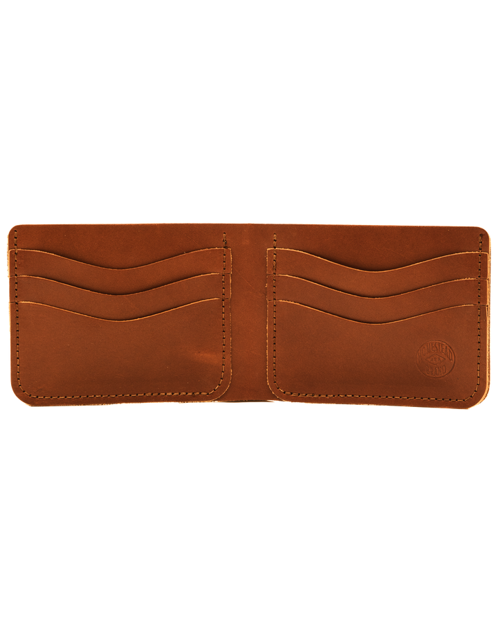 brown bifold wallet open #color_brown