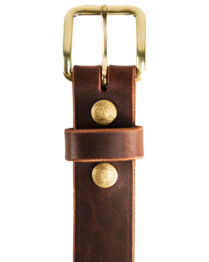 Mens-Essential-Belt-Brown-Top-Brass-Front-Snaps #color_brown