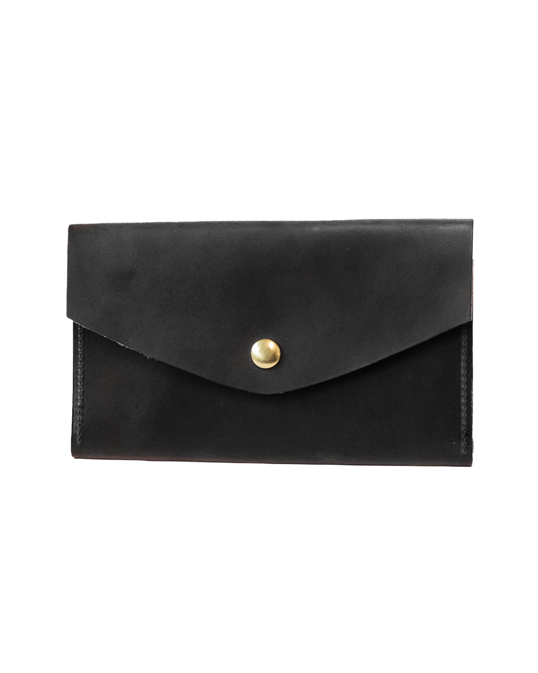 Trifold Wallet Black Closed Front #color_black