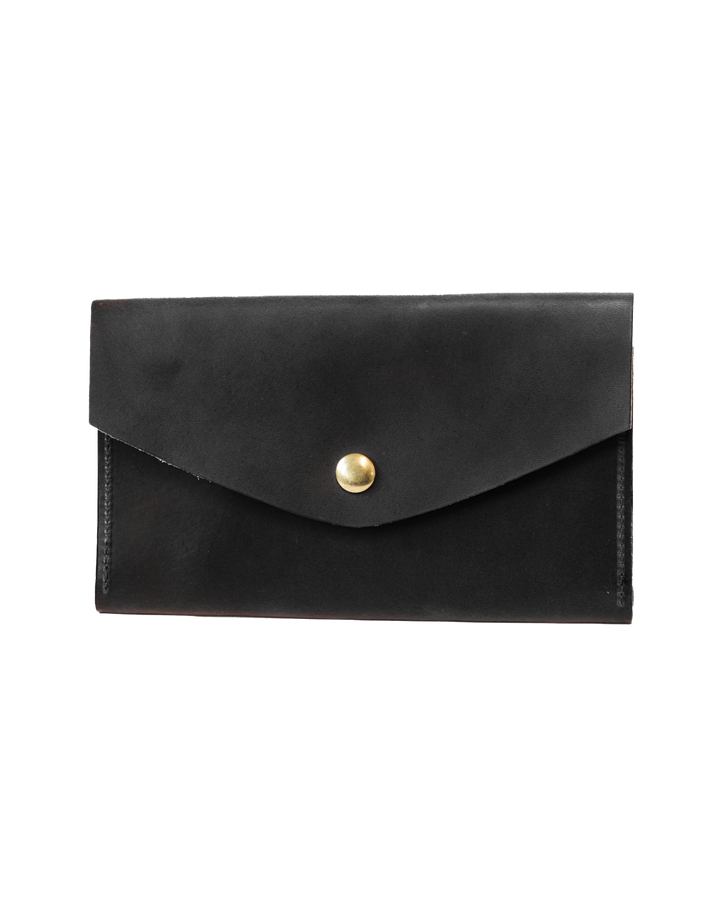 Trifold Wallet Black Closed Front #color_black